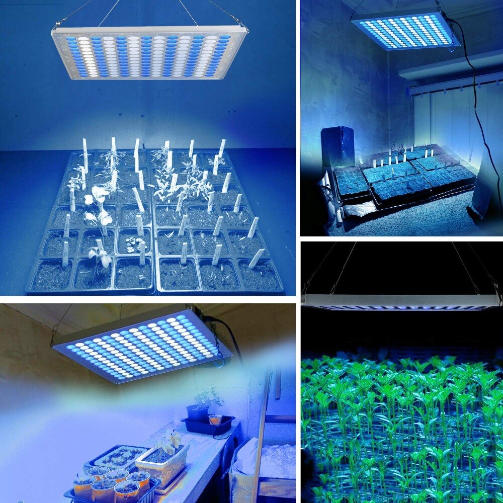 Led Aquarium Light 75W Reef Coral Marine Lamp Freshwater Saltwater Fish Tank Aquatic Plant Grow Lighting Ultra Panel Light