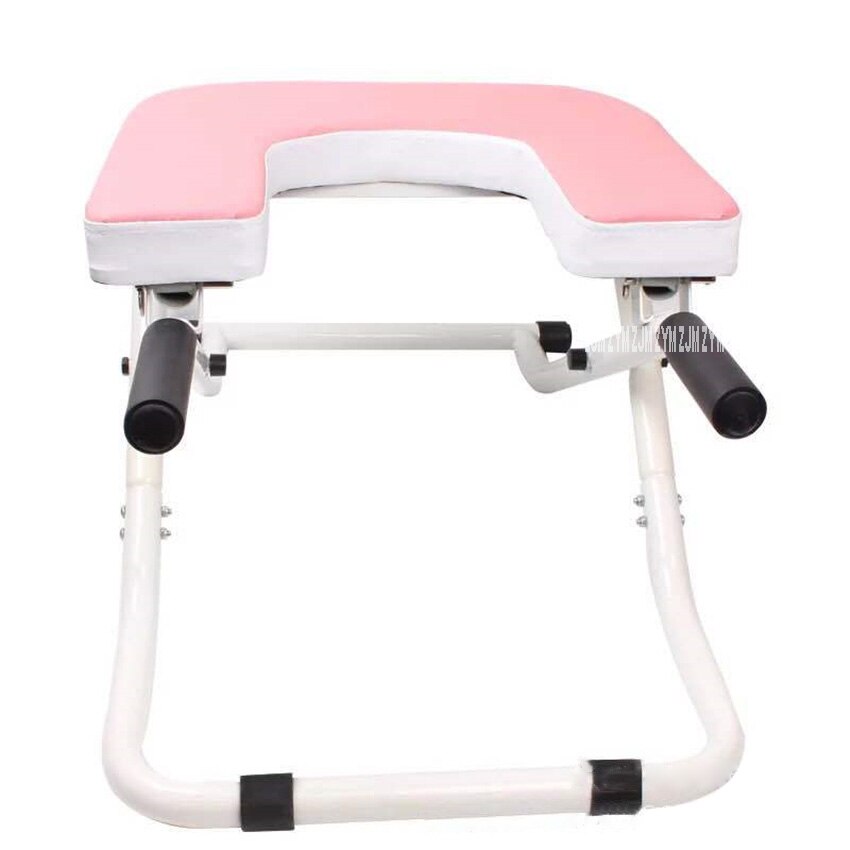 Silla de Yoga invertida para Fitness en casa, taburete con soporte de mano para gimnasio, máquina de inversión de Yoga al revés, Banco de mano, 0K-608-2: Rosa