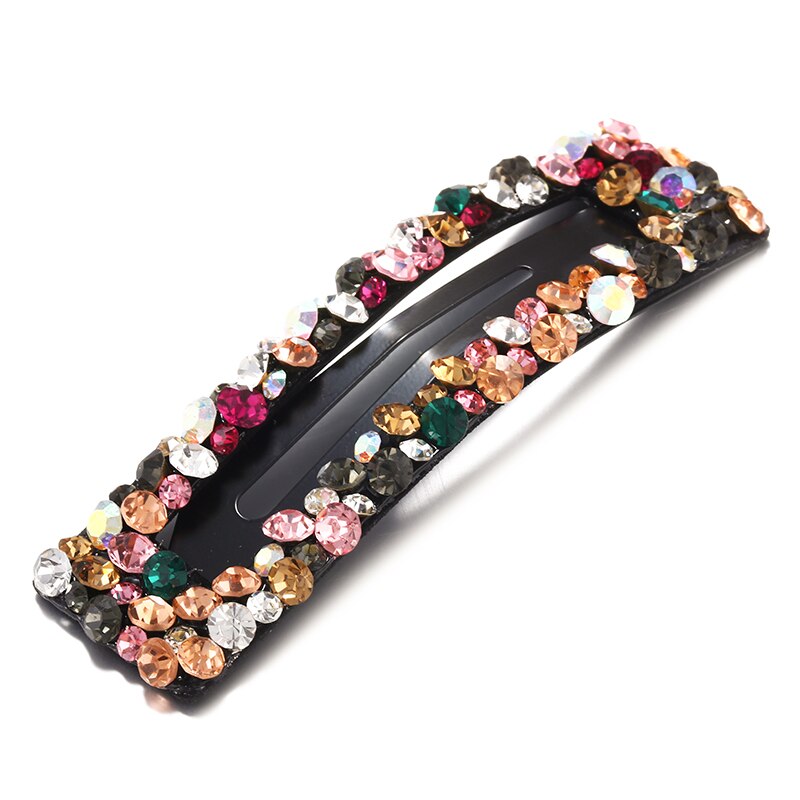 Meisjeshaarklauw geometrische imitatieparel haarspeld krab retro hartvormige kristallen haarspeldjes haaraccessoires voor vrouwen: F328h