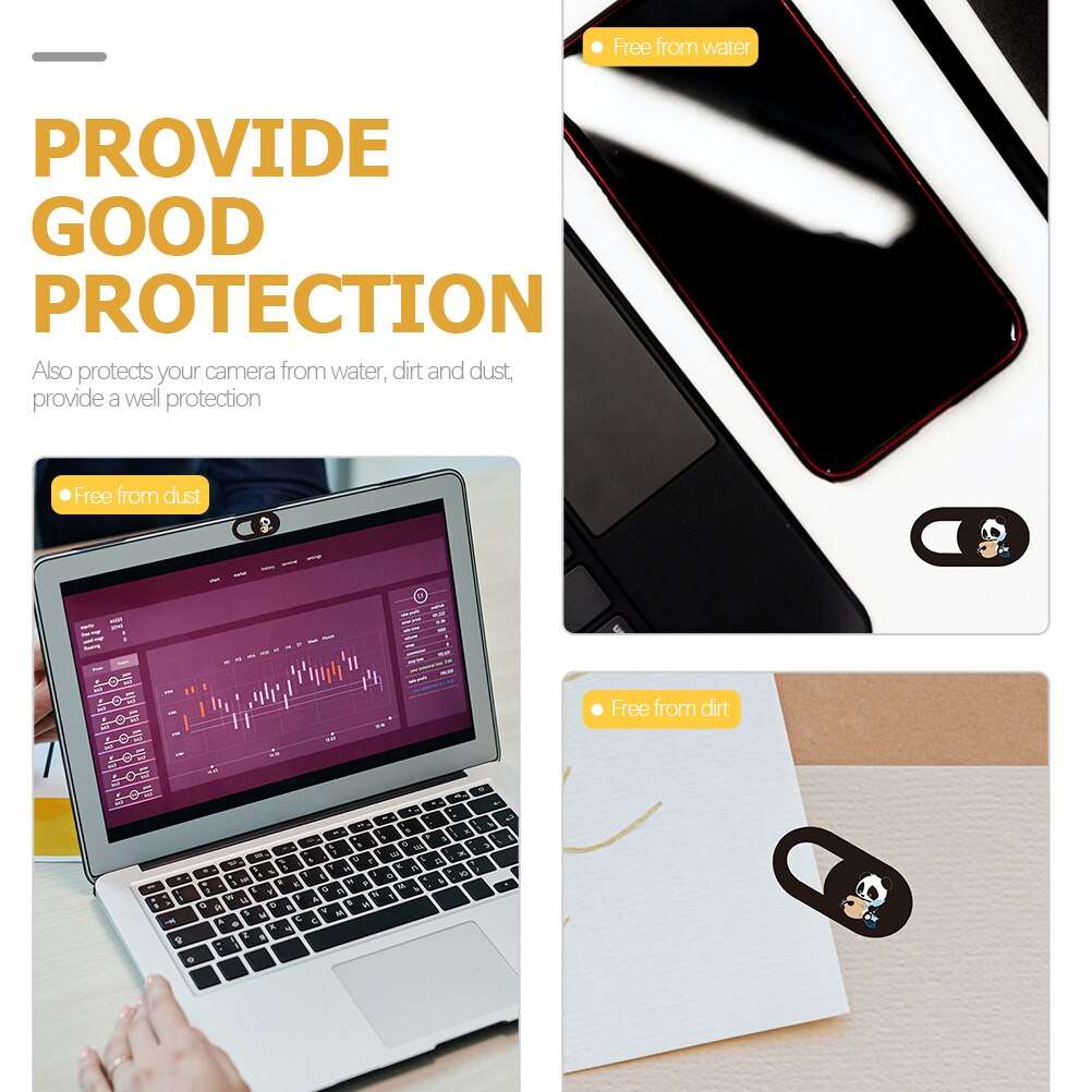 8 Stuks Camera Slide Tablet Computer Telefoon Lijm Laptop Webcam Cover Privacy Protector Web Camera Slide