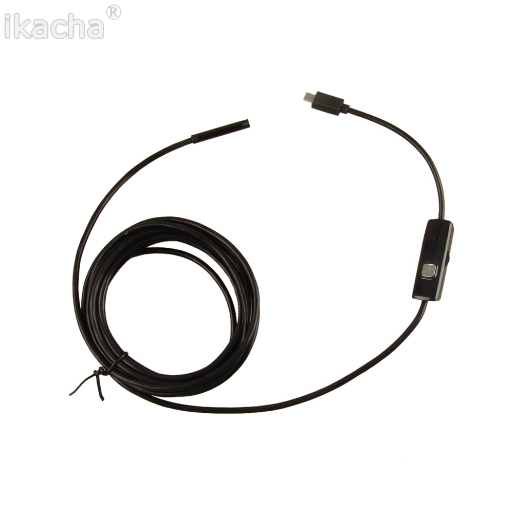 1 M 5.5mm Lens Rigid Kabel USB Inspectie Mini Camera Tube Snake IP67 Waterdichte Endoscoop met LED Borescope Voor Android Telefoon