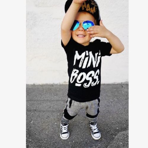 Neue lässig Neugeborenen Kleinkind freundlicher Baby Jungen Sommer knapp T-Shirt Spitzen Abschläge Hosen Kleidung 2 Stck Outfits Kleidung 1-6Y