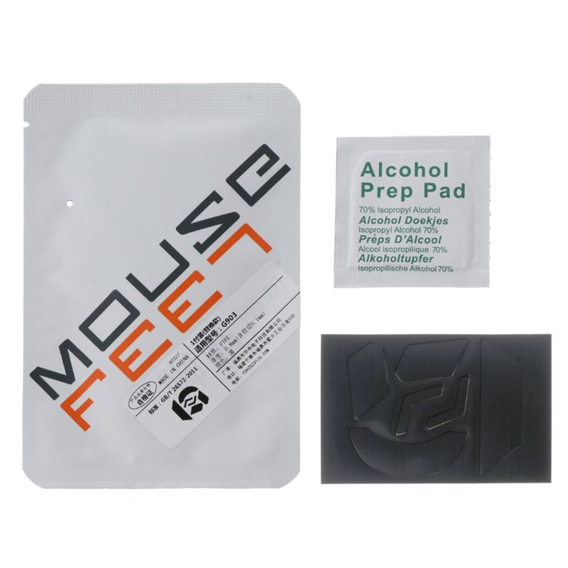 1 Set 0.6Mm Vervangen Curve Rand Muis Voeten Mouse Skates Voor Logitech G903 Muis Sticker