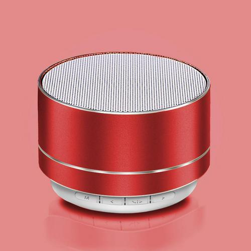 Draadloze Bluetooth Speaker Geheugenkaart Speaker Draagbare Subwoofer Mini Stereo Speaker Voor Outdoor Straat Indoor Universele: red