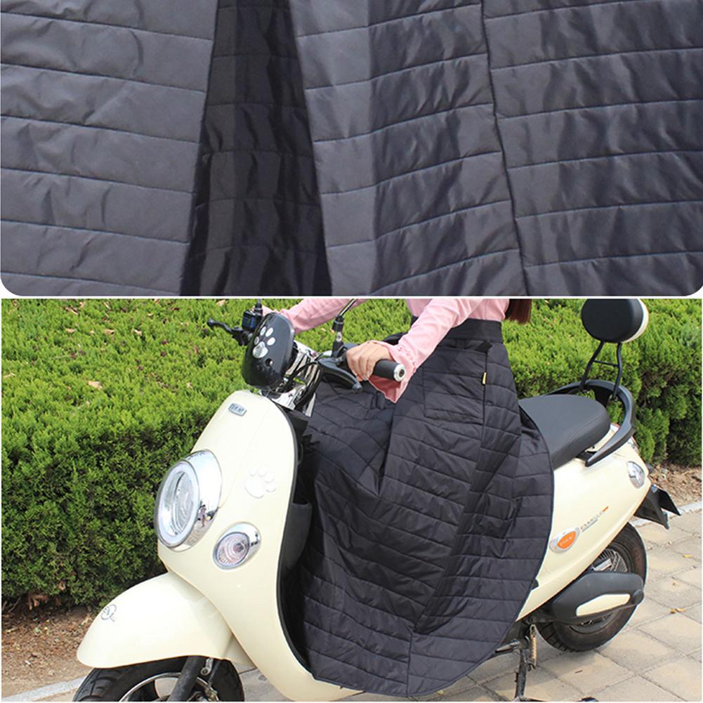 Cubierta de delantal para pierna de 80-110cm, falda de algodón gruesa para lluvia, a prueba de viento, Protector de pierna cálido para Moto, coche, Scooter, coches eléctricos, 1 pieza