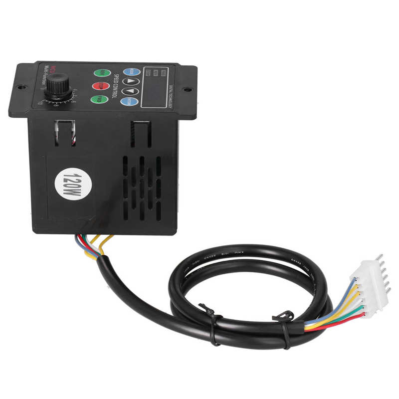Motor Speed Controller Digital Display Single Phase Gear Reduction Motor Governor CW/CCW Speed Pinpoint Regulator AC 220V 120W