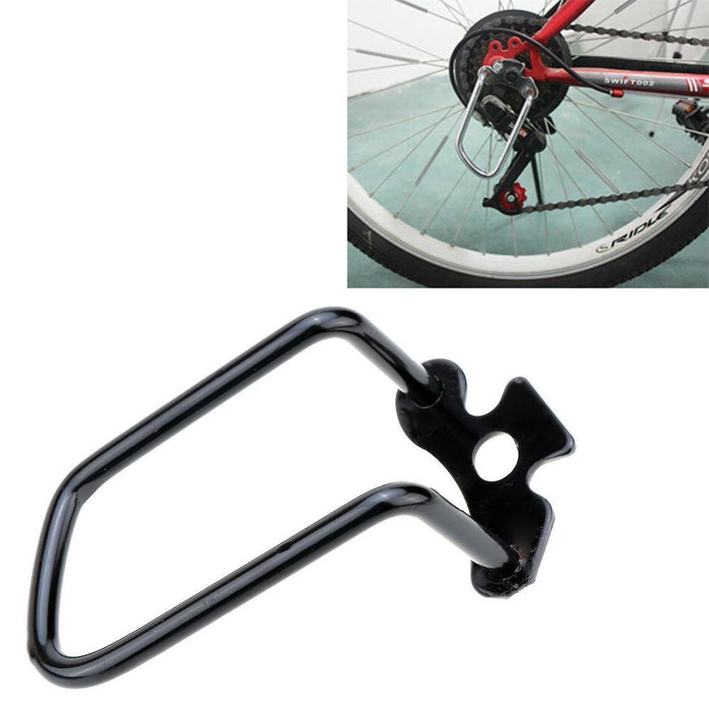 1 Piece Adjustable Steel Black Bicycle Mountain Bike Gear Outdoor Stay Accessories Guard Cycling Derailleur Rear ProtectorP