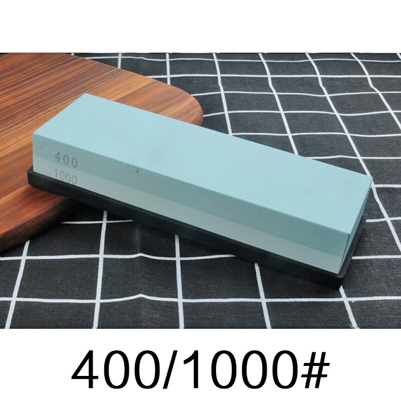 2-IN-1 240 600 1000 3000 grit Knife Sharpener Whetstone Sharpening Stones grinding stone water stone kitchen Tool: 400 1000 grit