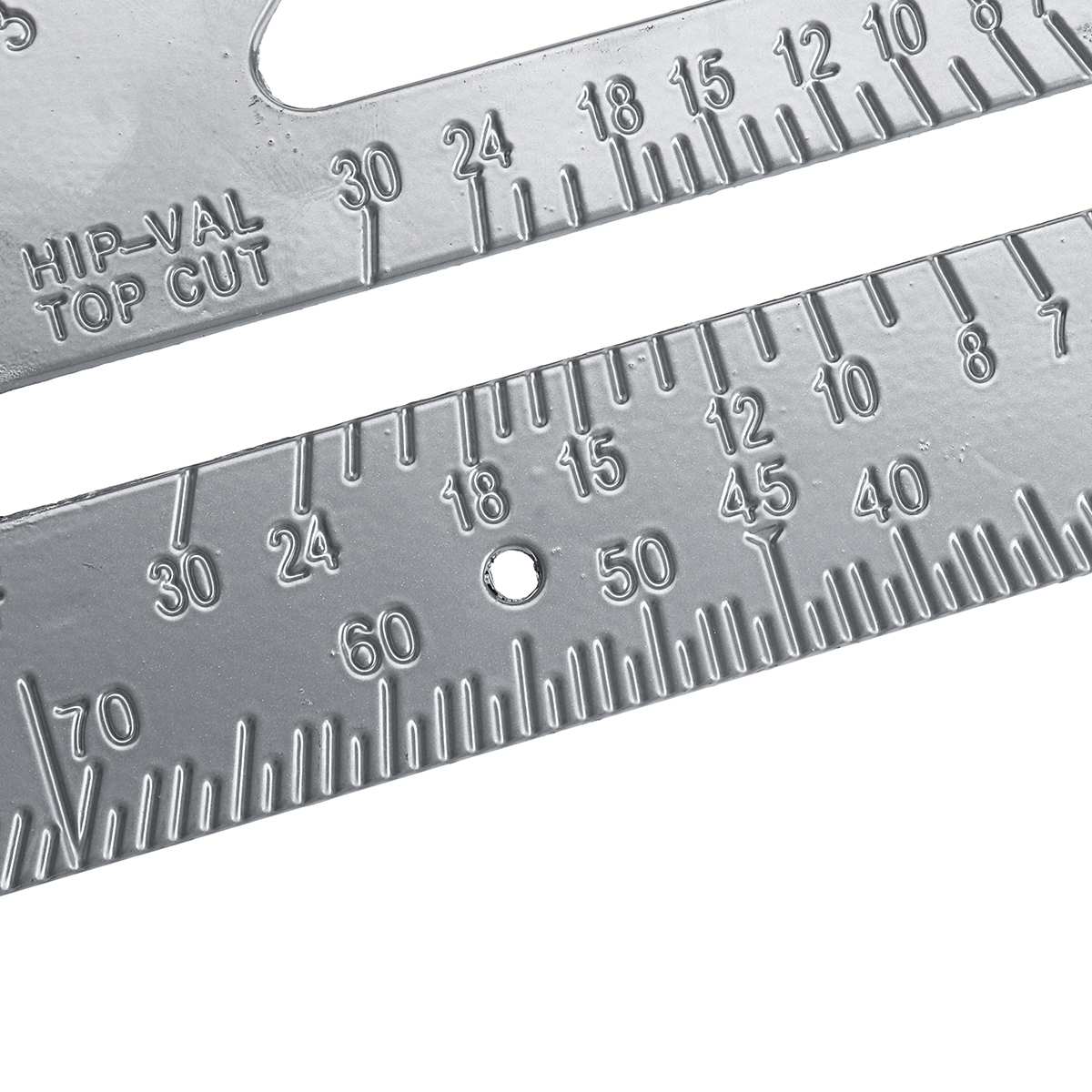 7 Inch Aluminum Alloy Measuring Ruler Speed Square Roofing Triangle Angle Protractor Trammel Measuring Tools