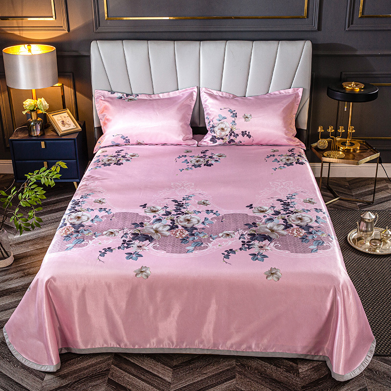 Verano Cool Sleeping Bed sábana 230x250cm aguacate impreso suave transpirable cama Mat colchones cubierta para adultos niños w/2 funda de almohada: Model 8