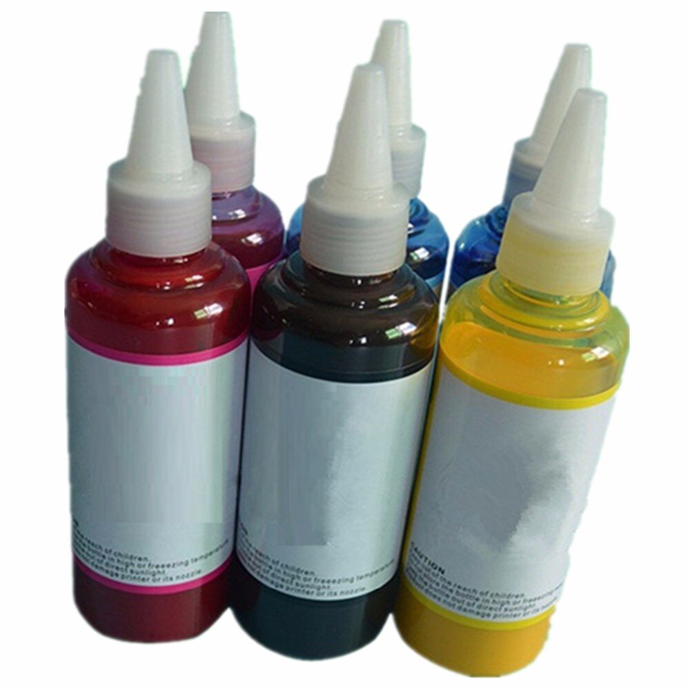 Refill Photo Dye Ink Kit For Epson R270 TX700W TX800W TX720 TX700 TX800 TX710W TX650 TX810FW TX725 TX835 T59 Printers: 1 Set 6 Color