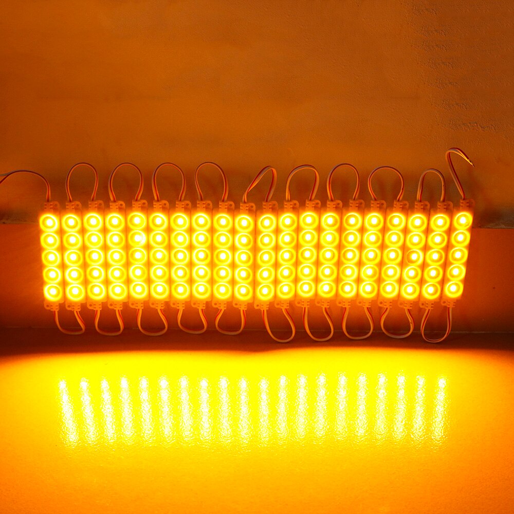 20pcs 5730 LED Module DC12V 5LEDs Waterproof Outdoor light Backlight for billboard white, red, blue, green Channel Letters