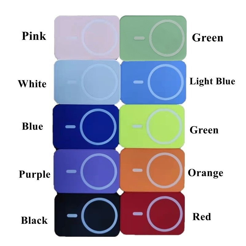 1:1-fach schnellladegerät, kabellos, tragbar, magnetisch, powerbank, externer akku für iphone 13, 12 , 12 mini , 13 pro, 12 pro max