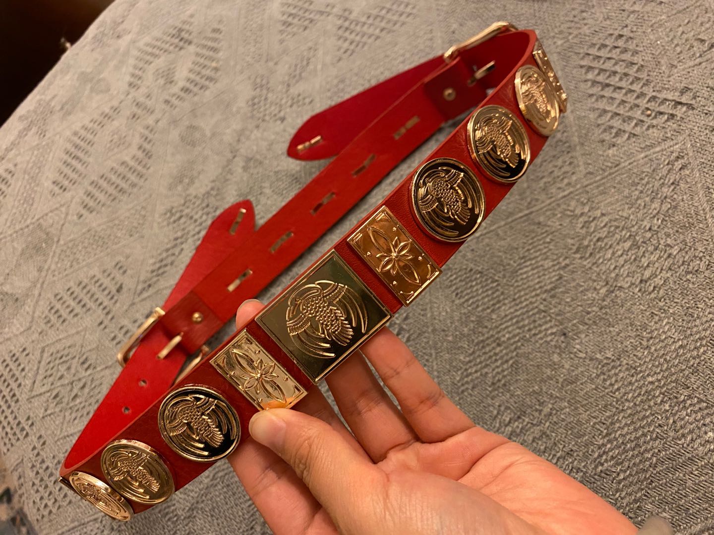 2022 chinese men&#39;s hanfu belt leather belt men&#39;s chinese rivet buckle punk belt men&#39;s rock style cowboy metal belt waistband