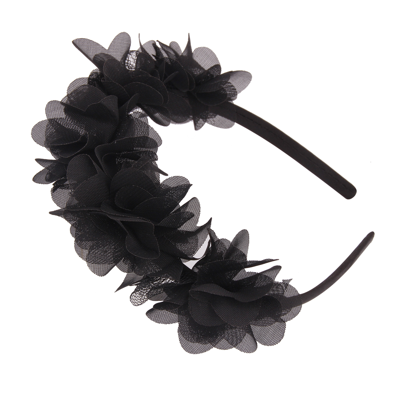 Simulation Flower Headband Girls Simple Sweet Flower Headband Children's Small Cute Headband Headwear: plum