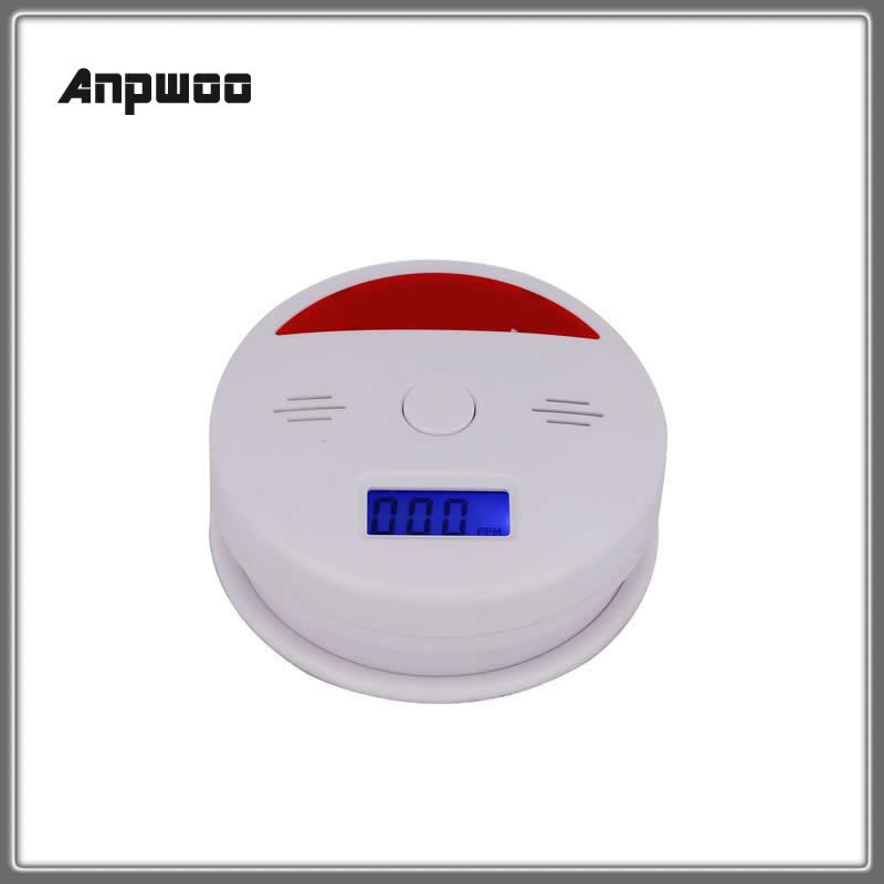 Al601 Lcd Photoelectric Independent Co Gas Sensor Carbon Monoxide Poisoning Alarm Wireless Co 4416
