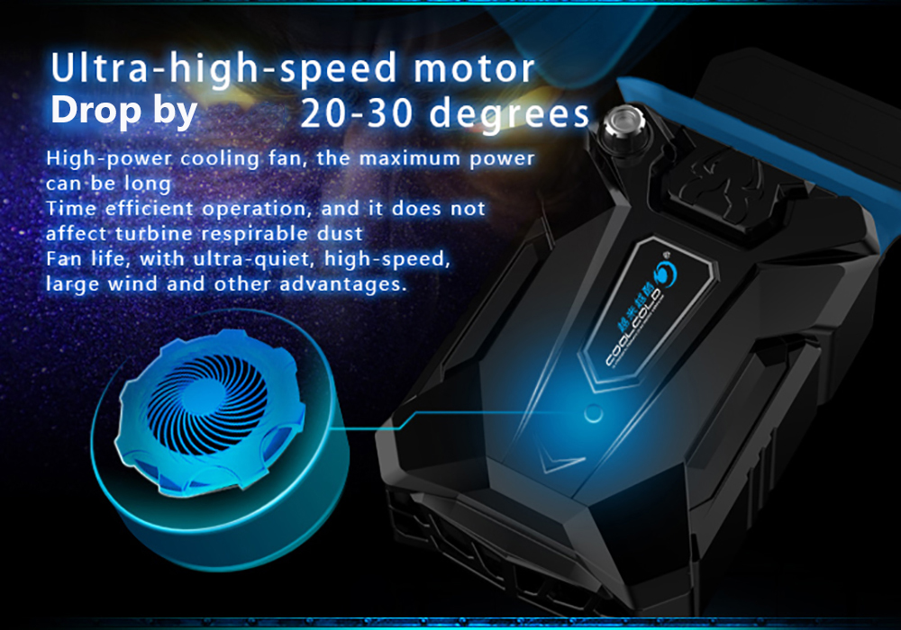 COOLCOLD K27 Tragbare Notizbuch Laptop Kühler USB Luft Extrahieren Kühlung Vakuum Fan Kühler Kühler für 15 15,6 17 Zoll Laptop