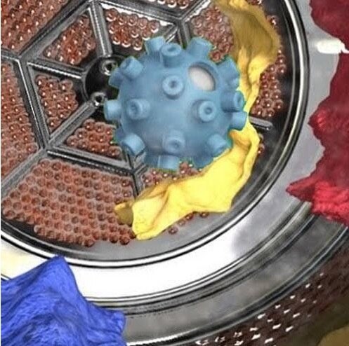 Wrinkle Remover Dryer Ball Comfort Fabric Softener Laundry Patches Iron On Clothes Steamy Magic Laundry Dryer Balls Set