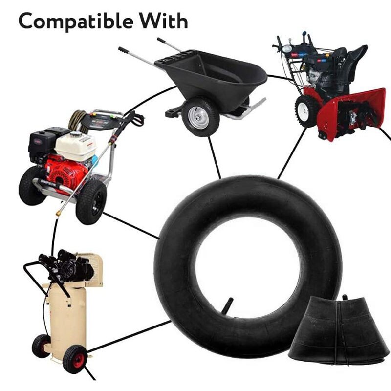 2 Pack 4.80/4.00-8 inch Inner Tubes for Mowers, Hand Trucks, Wheelbarrows, Carts and More