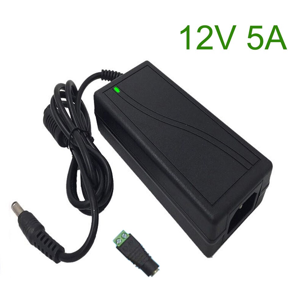 12V5A AC 100V-240V DC 12V 5A Switching Power Supply 12 Volt Universal Power Adapter Transformer LED Lamp AC/DC Charger 5.5-2.5mm