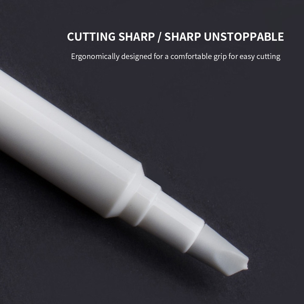 13cm Papier Stift Messer Tragen-breiter Zeitung Hand Buch Papier Cutter Band Keramik Klinge Schneiden Messer Kunststoff Dienstprogramm messer