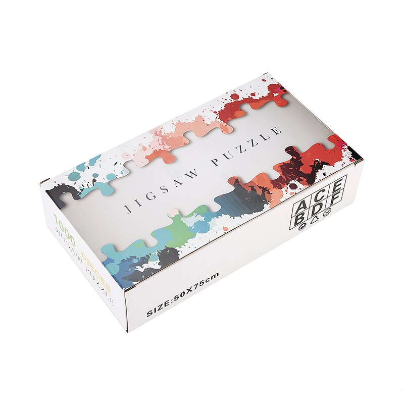 Puzzel Met Doos Foto Puzzel 1000 Stuks Mini Papier Montage Puzzel Speelgoed Voor Volwassenen Kinderen Educatieve Spelletjes Speelgoed