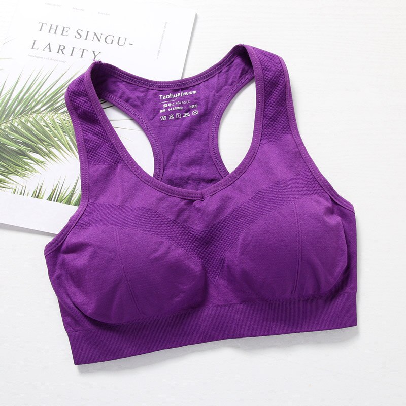 Kvinnors skönhet rygg fitness bh omlindade bröst underkläder stötsäker bh bysthållare