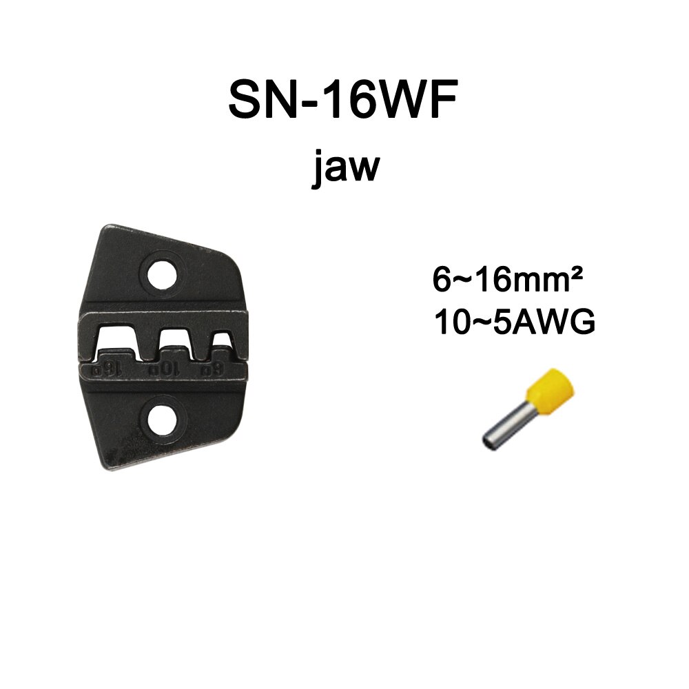 Mini europeisk formsats för sn  sn48b crimptång serie handpressverktyg och för  sn28b sn48b sn11011 sn0725 sn0325 sn06: Sn -16wf