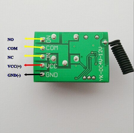 Long Distance remote control switch 5V 6V 7.4V 9V 12V Remote Control Push Button RF Wireless Switch 315 433 mhz Smart Home Alarm