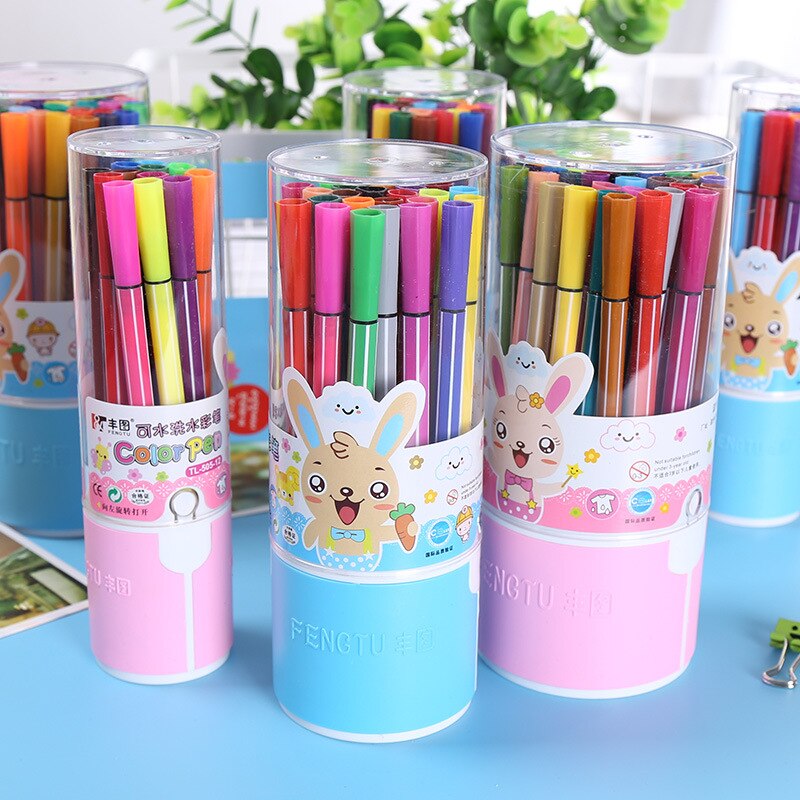 Korean stationery primary school children learning supplies brush watercolor pencils stationery oil pastel