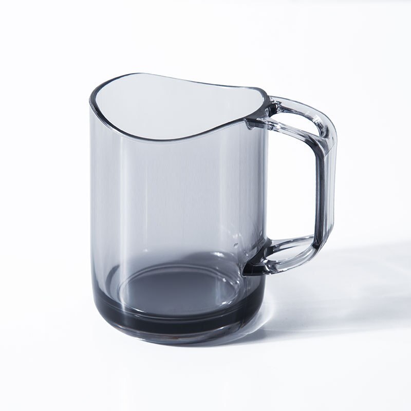 Japansk stil mun kopp tvätt kopp par borste kopp badrum plast transparent kopp söt mun kopp