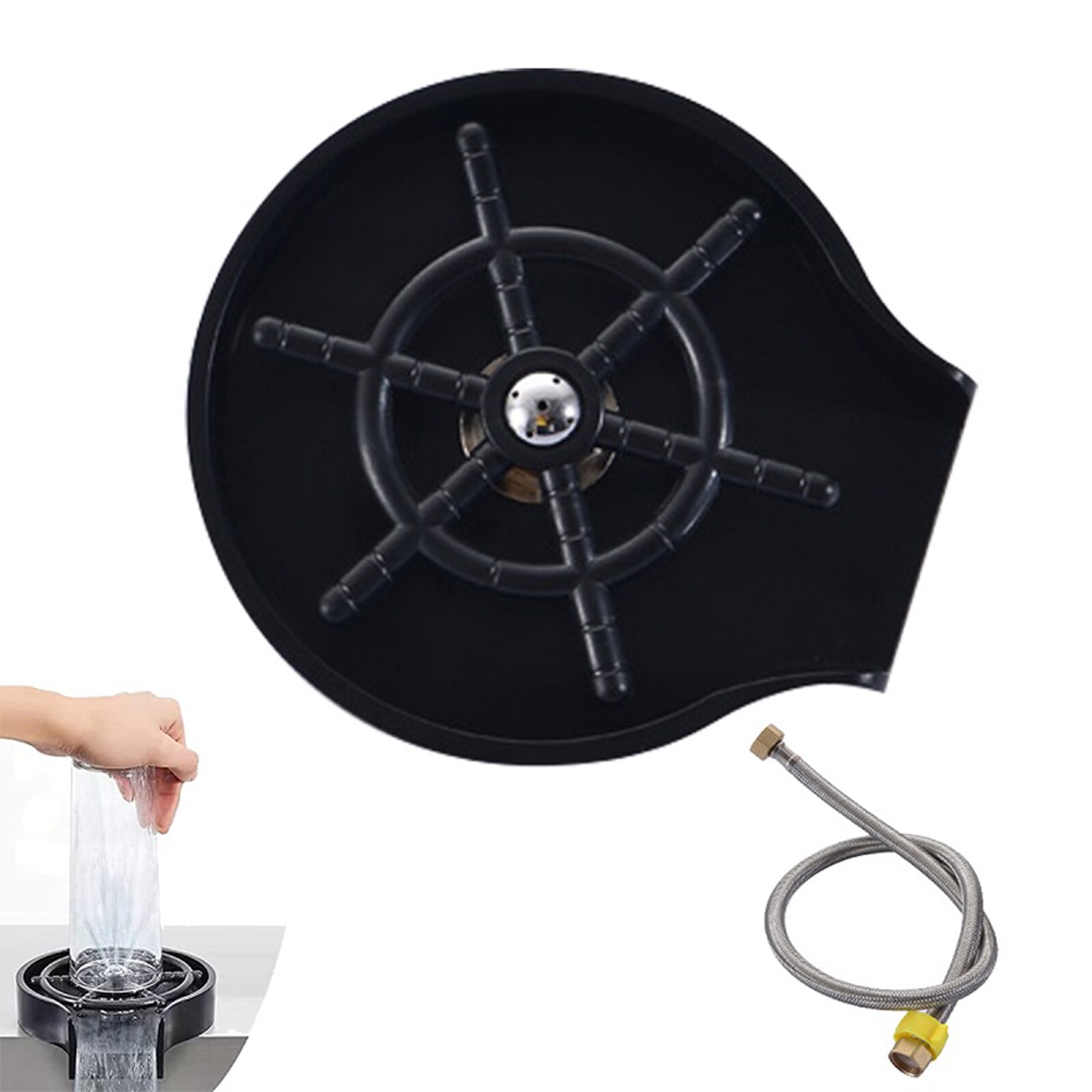 Faucet Glass Rinser for Kitchen Sink Automatic Cup... – Grandado
