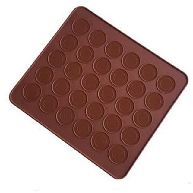 30 Holte Macaron Siliconen Mat Gebak Cake Macarons Mould Mold Kerst Bakvormen Keuken Bakken Tools Mat M037