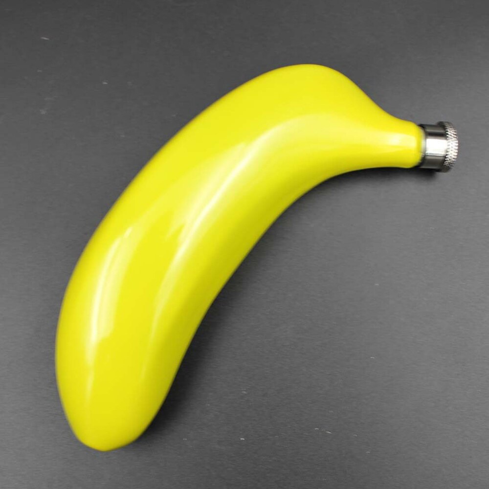 5Oz Banaan Wijn Pot Heupfles Rvs Heupfles Vodka Whisky Alcohol Fles Container Levert