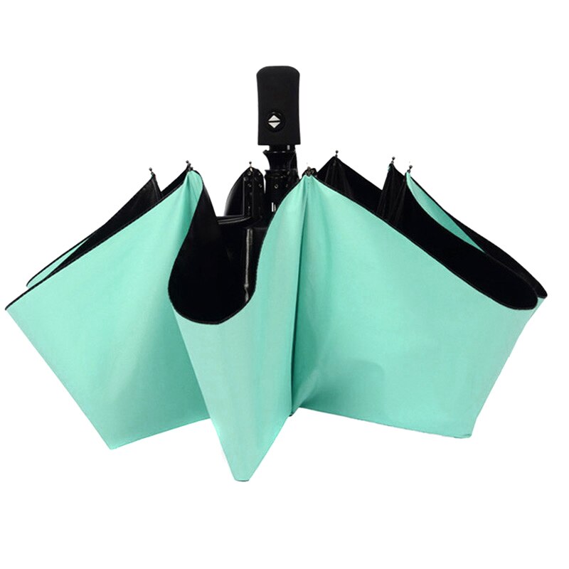 Wind Resistant Folding Automatic Umbrella Windproof Travel Rain Sun Umbrellas with Auto Open Close Button MJJ88