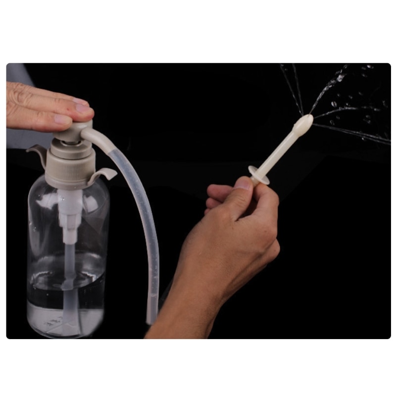 Portable Hand Press Flusher 300ml Bidet Cleaner Outdoor Bottle Packets