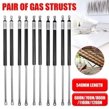 2X 540mm 600-1200N Shock Lift Strut Support Bar Gas Spring Lift Up Support for Storage Bed Car Bonnet Hood Tailgate RV Bus