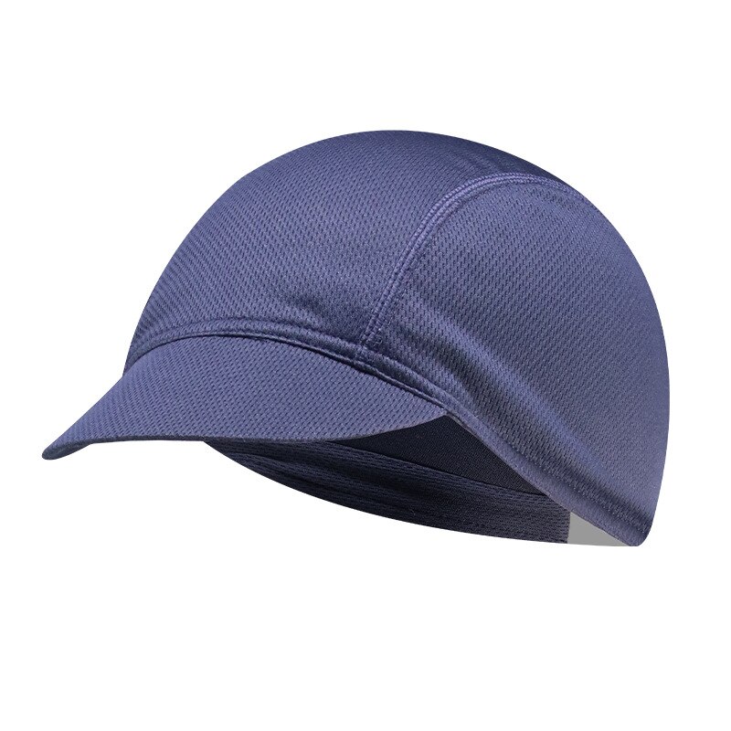 Snel Droog Helm Fietsen Cap Uv Anti-Zweet Sport Hoed Motorfiets Fietsen Fiets Hoed Unisex inner Cap: CA001-Navy