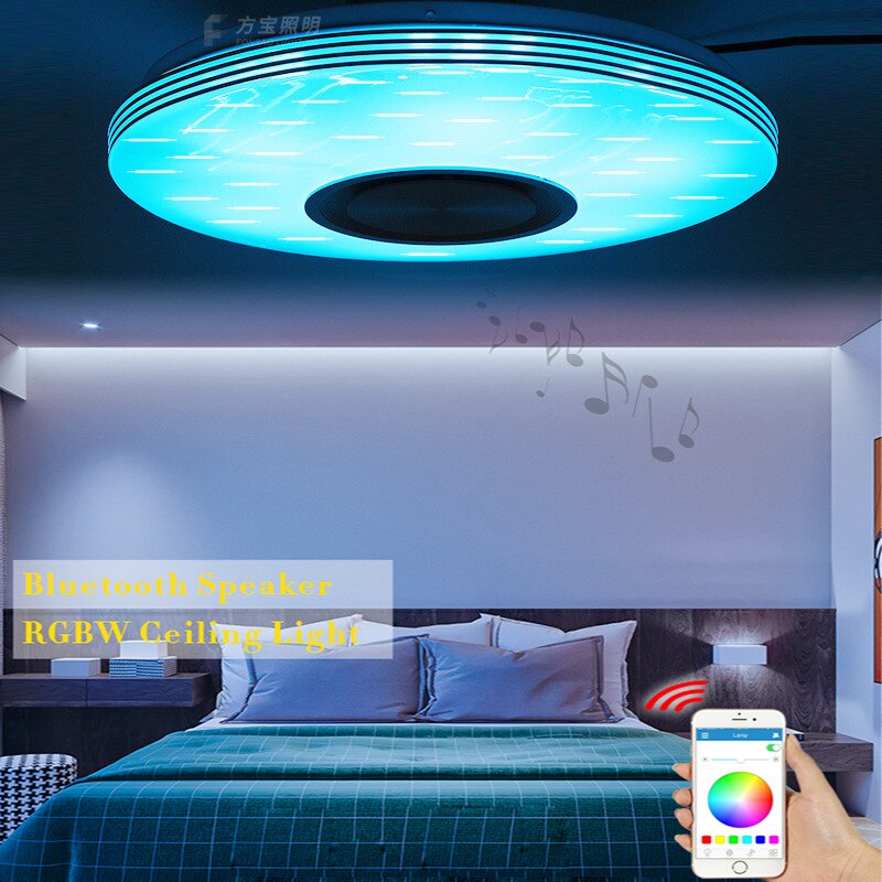 100W WiFi APP Intelligent Control Modern RGB LED Ceiling Light Home Lighting bluetooth Music Light Bedroom Smart Ceiling Lamp