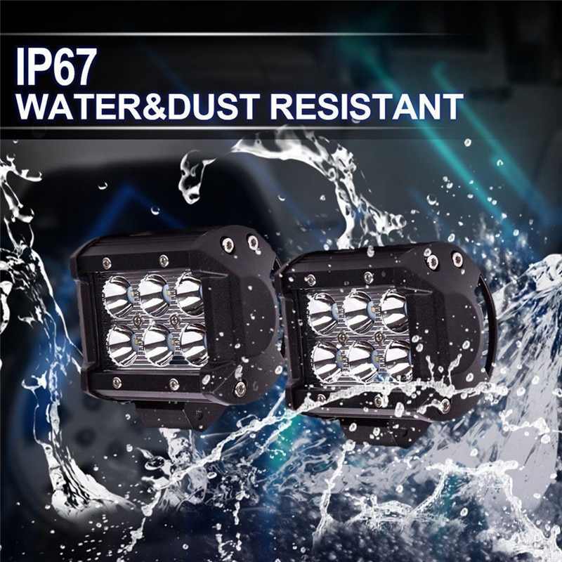 LED Work Light 4WD Offroad Spot Fog ATV SUV UTE Driving Lamp For Jeep