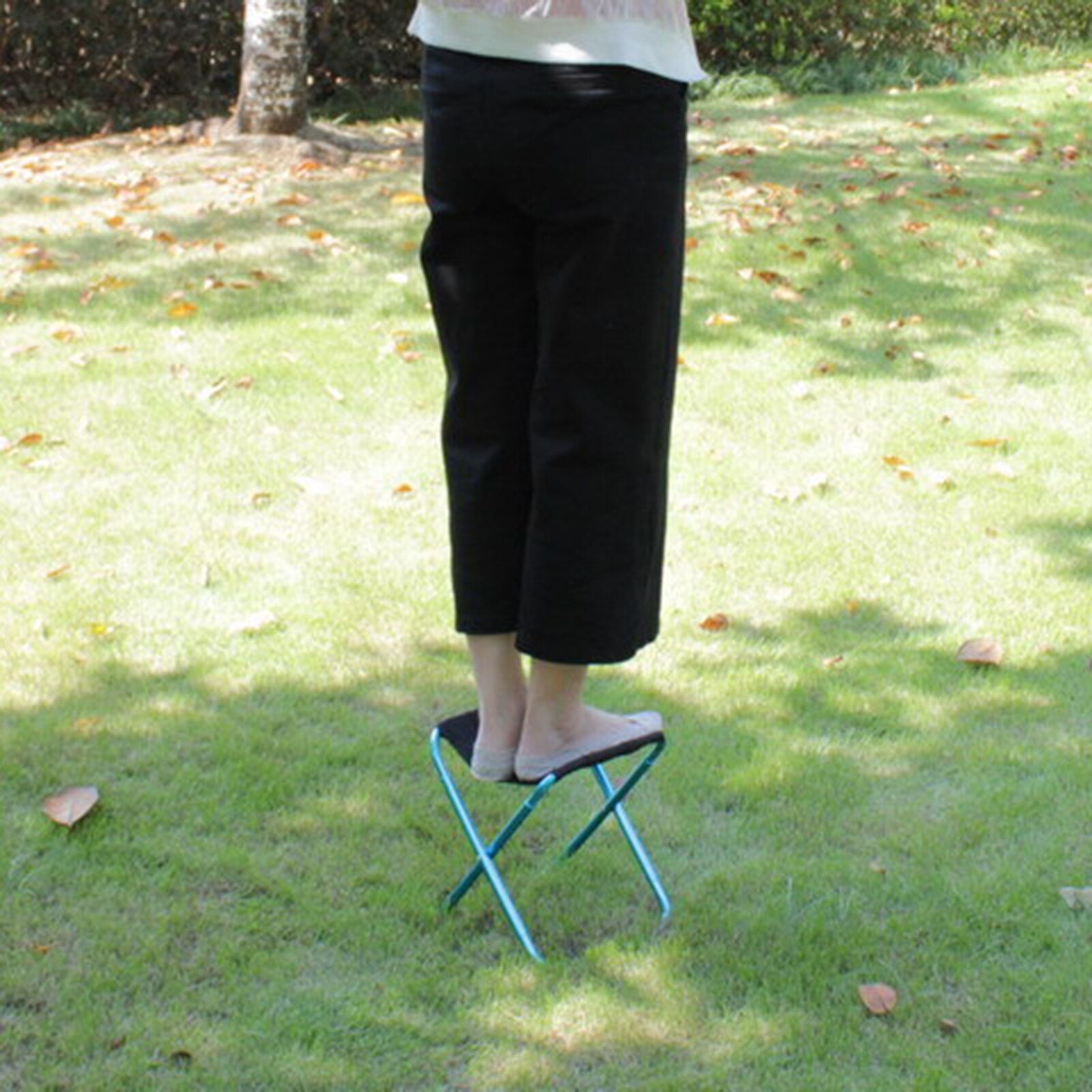 Aluminium Alloy Folding Fishing Chair Lightweight Picnic Camping Stool Furniture