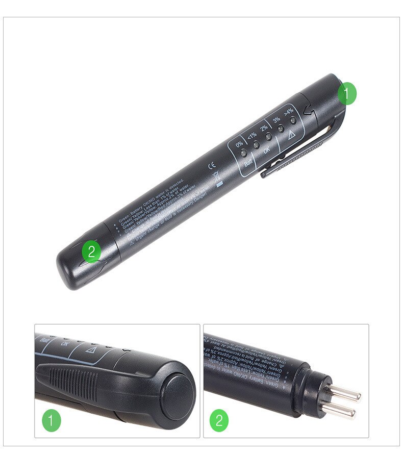 Brake Fluid Tester LED Car Vehicle Auto Automotive Testing Tool fluid tester Car Brake Fluid Tester Pen