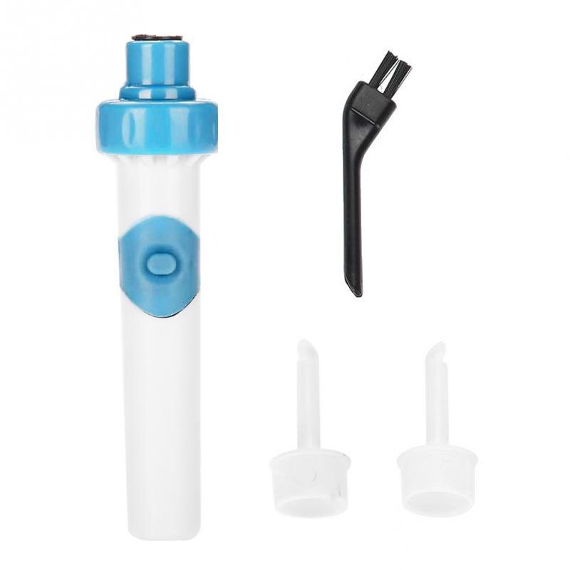 Extracción de cera de los oídos de vacío para niños y adultos Limpieza de orejas Kit inteligente Extractor de cerumen herramienta con reemplazable consejos juego limpio