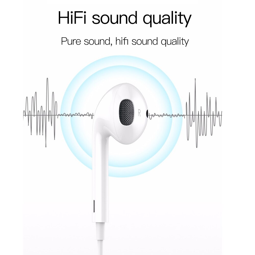 Novo fone de ouvido baixo estéreo com microfone com fio gaming headset para o telefone móvel apple iphone 7 8 plus x xr 11