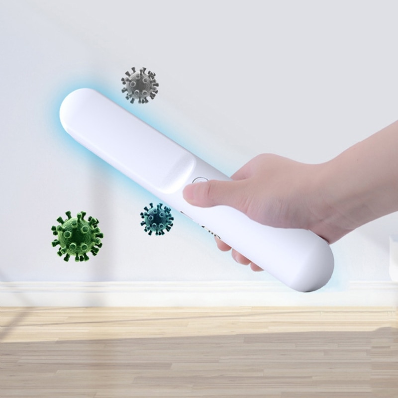 Tragbare UV Sterilisator UVC Desinfektion Licht Hause Handheld USB Entkeimungslampe für Schuh Schrank Haustier Teppich Unterwäsche Desinfizieren