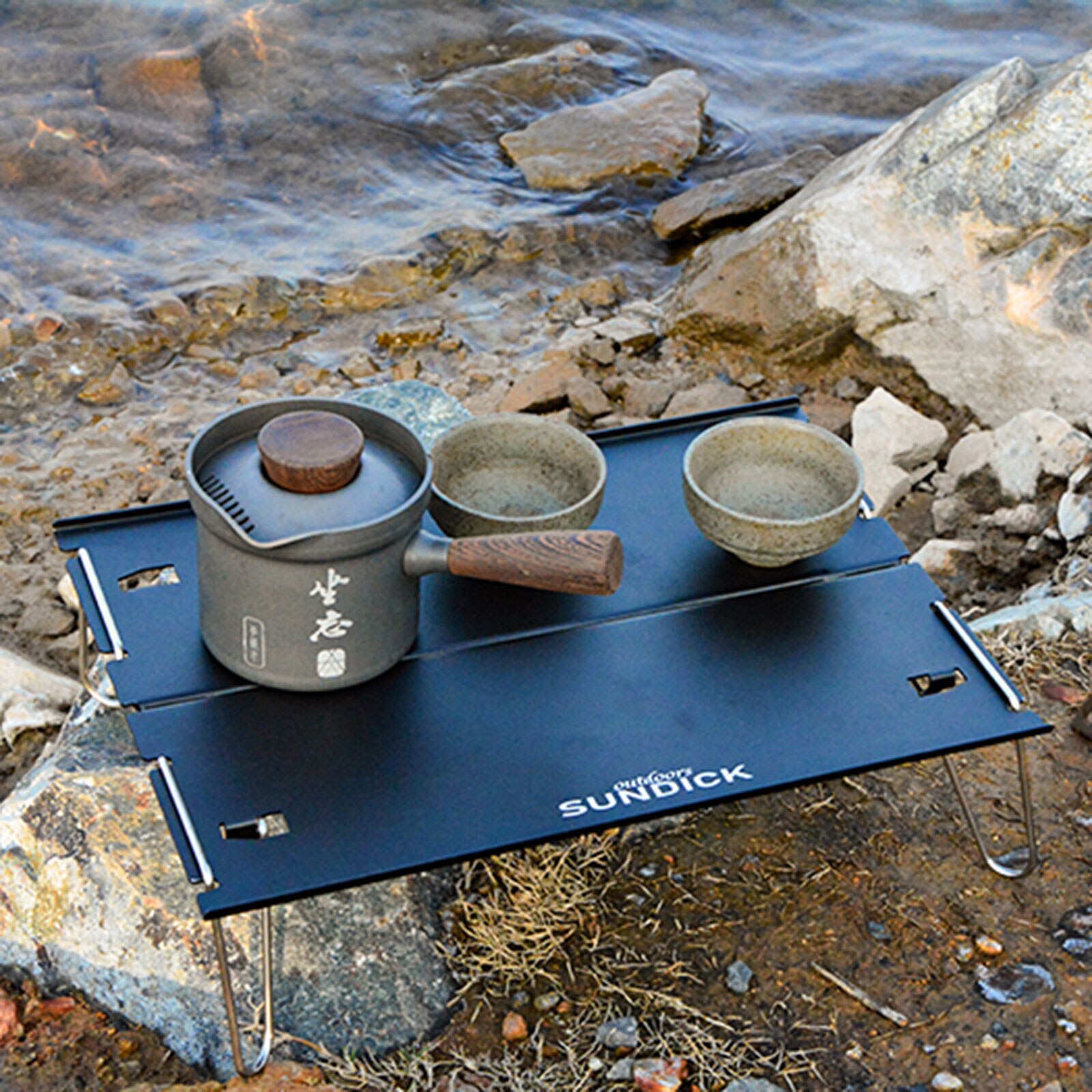 Lightweight Outdoor Folding Table Portable Mini Collapsible Compact Table for Camping Hiking Backpacking Picnic Beach Travel