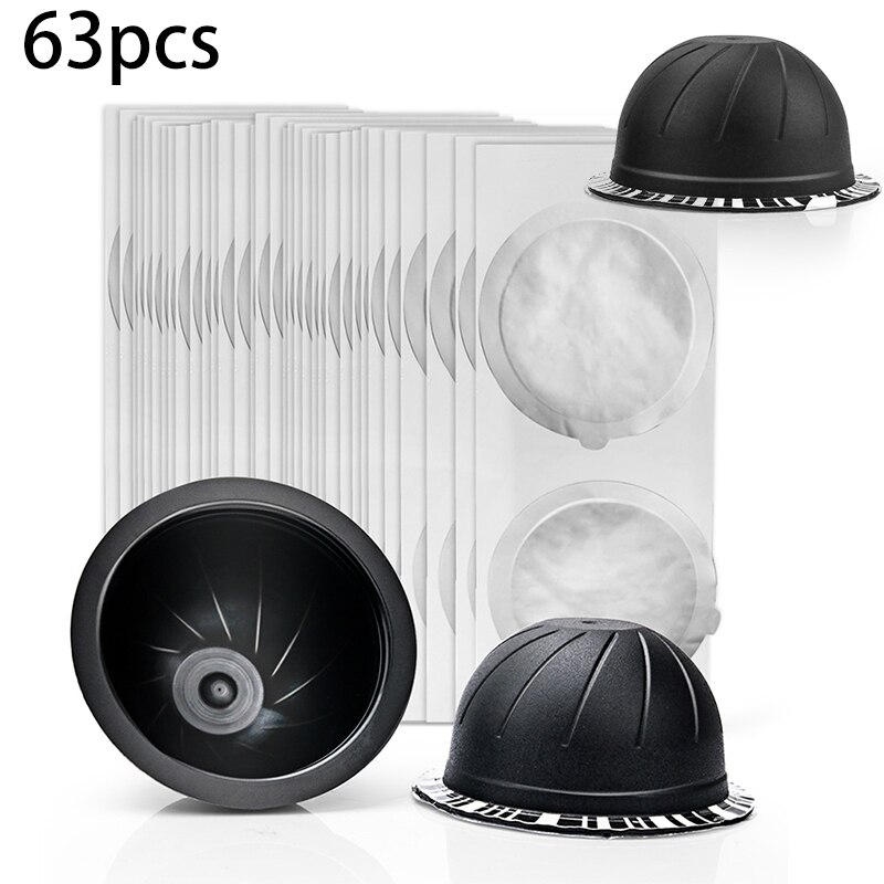 Taza Cápsula de café Vertuo para Nespresso, juego de papel de aluminio con autoadherente, accesorios para cafetera: Package 2