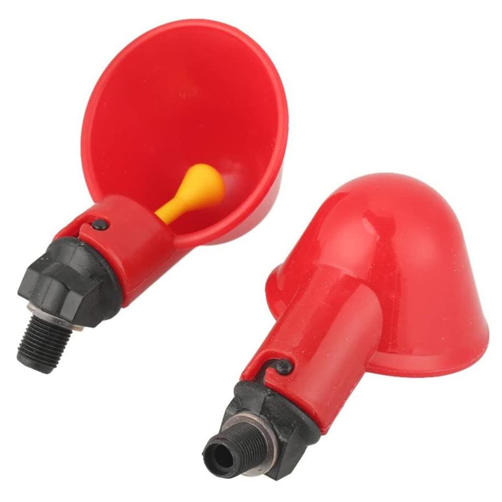 28@ 1PC Chicken Waterer drinkers Poultry Water Drinking Cups- Chicken Hen Plastic Automatic Drinker Birds Drinking Bowls Water