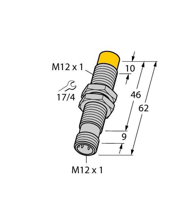 Inductive Capacitive Sensor Probe Ranging Sensor NI5-M12-LIU-H1141 Proximity Switch