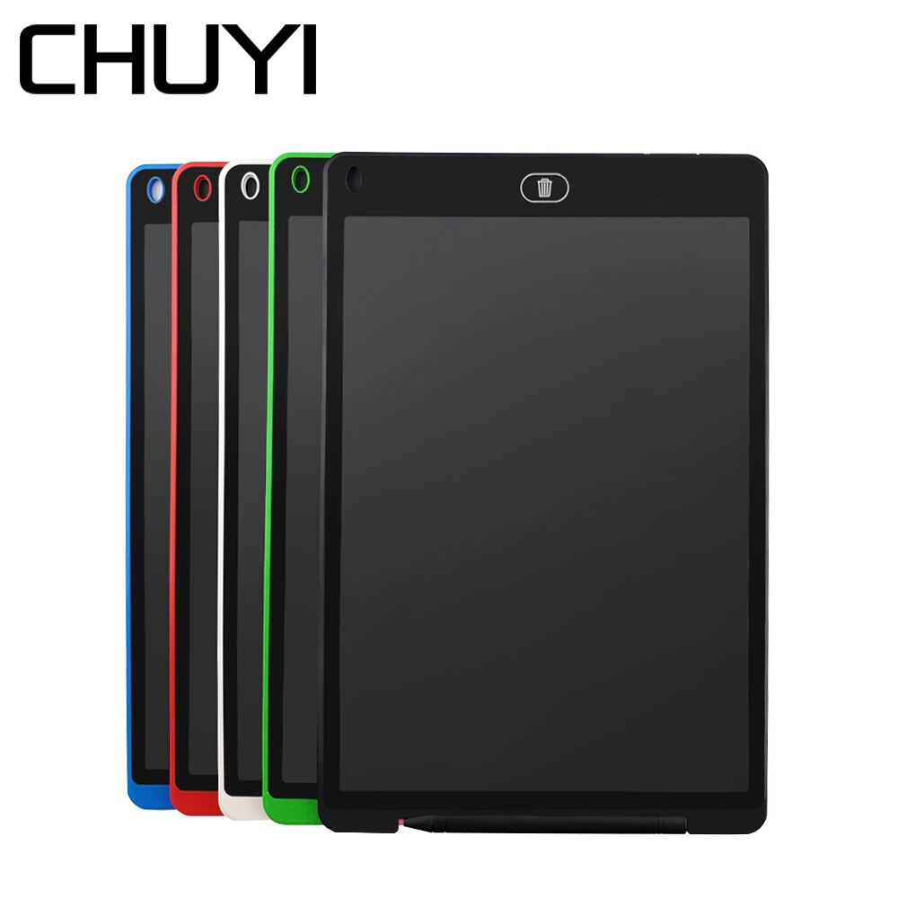 CHUYI 12 Inch LCD Writing Tablet Digital Handwriting Pad Electronic Drawing Tablet Bulletin Memo Board Kids Mini Art Notepads